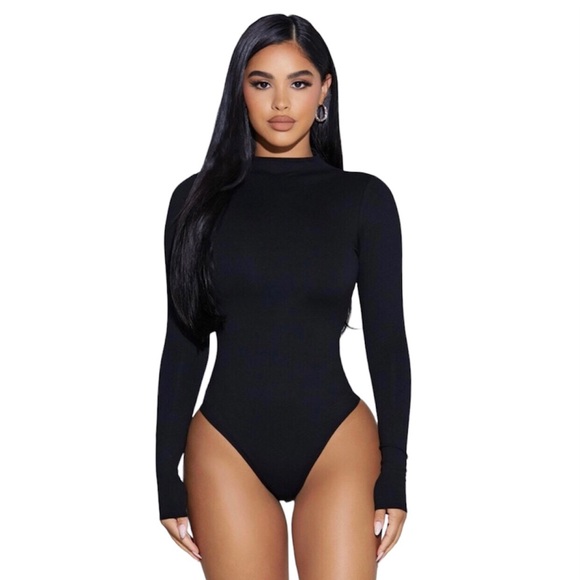 Naked Wardrobe Per Suede Me Bodysuit - Picture 1 of 3